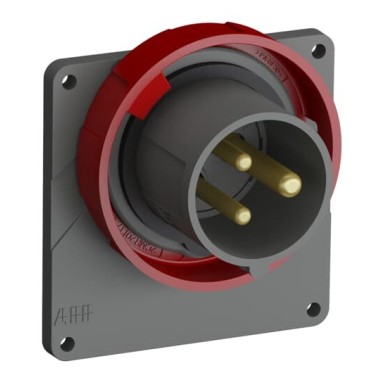 2CMA101260R1000 Вилка с прямым фланцем Easy&Safe 216EBU9W,16A,2P+E,IP67,9ч