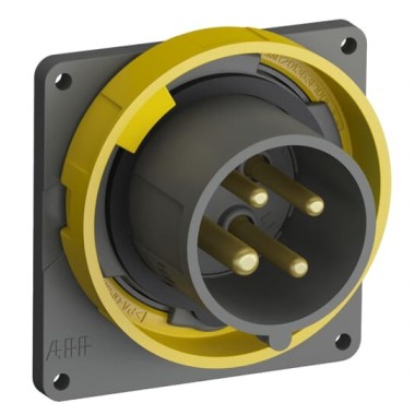 2CMA101262R1000 Вилка с прямым фланцем Easy&Safe 316EBU4W,16A,3P+E,IP67,4ч