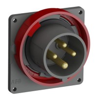 2CMA101264R1000 Вилка с прямым фланцем Easy&Safe 316EBU6W,16A,3P+E,IP67,6ч