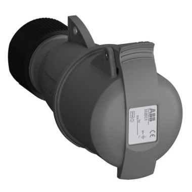 2CMA102035R1000 Розетка кабельная Easy&Safe 332EC1,32А,3P+E,IP44,1ч