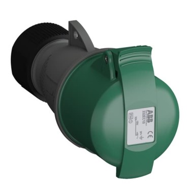 2CMA102043R1000 Розетка кабельная Easy&Safe 332EC10,32А,3P+E,IP44,10ч