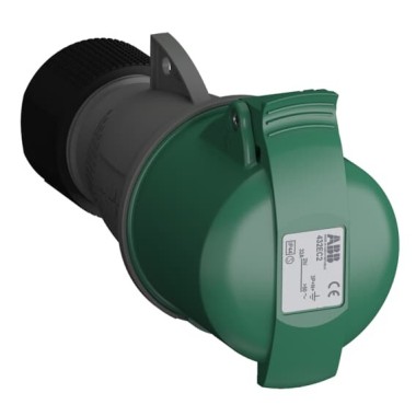 2CMA102047R1000 Розетка кабельная Easy&Safe 432EC2,32А,3P+N+E,IP44,2ч