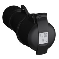 2CMA103590R1000 Розетка кабельная Easy&Safe 416EC6B,16А,3P+N+E,IP44,6ч,черн