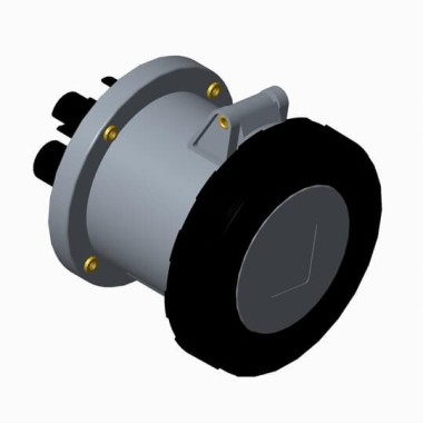 2CMA126677R1000 Розетка панельная с прямым унифицированным фланцем 4125RU5W, 125A, 3P+N+E, IP67, 5ч