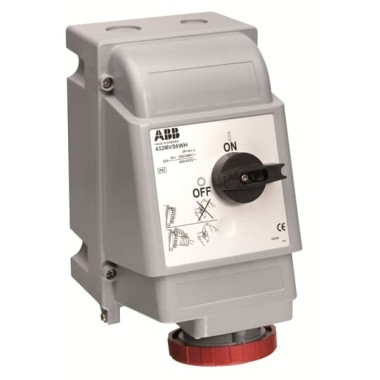 2CMA163255R1000 Розетка с выключателем с блокировкой 216MP1WH,16A,2P+E,IP67,1ч 2CMA163255R1000 Розетка с выключателем с блокировкой 216MP1WH,16A,2P+E,IP67,1ч