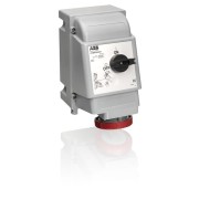 2CMA163264R1000 Розетка для тяжелых условий с выключателем и механической блокировкой 316MVS6WH, 16A, 3P+E, IP67, 6ч