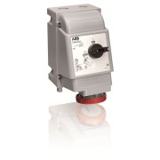 2CMA163285R1000 Розетка для тяжелых условий с выключателем и механической блокировкой 432MVS6WH, 32A, 3P+N+E, IP67, 6ч