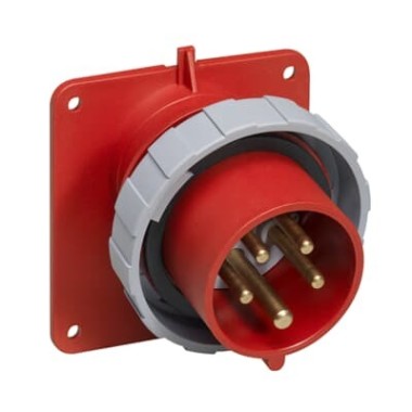 2CMA166712R1000 Вилка панельная с угловым фланцем 416BAU6W, 16A, 3P+N+E, IP67, 6ч 2CMA166712R1000 Вилка панельная с угловым фланцем 416BAU6W, 16A, 3P+N+E, IP67, 6ч