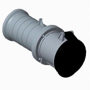 2CMA166848R1000 Розетка кабельная 363C5, 63А, 3P+E, IP44, 5ч