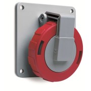 2CMA167030R1000 Розетка панельная с угловым фланцем 416RAU6W, 16A, 3P+N+E, IP67, 6ч