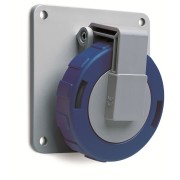 2CMA167034R1000 Розетка панельная с угловым фланцем 416RAU9W, 16A, 3P+N+E, IP67, 9ч