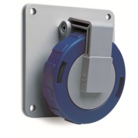 2CMA166986R1000 Розетка 432RAU9W панельная угловая 32A, 3P+N+E, IP67, 9ч