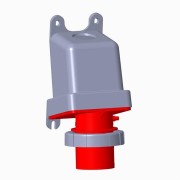 2CMA167060R1000 Вилка для монтажа на поверхность 316BS6W, 16A, 3P+E, IP67, 6ч