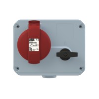 2CMA167631R1000 Розетка с выключателем и механической блокировкой 316MHS6, 16A, 3P+E, IP44, 6ч