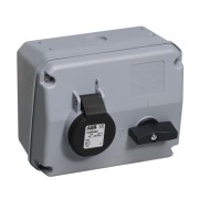 2CMA167676R1000 Розетка с выключателем и механической блокировкой 332MHS5, 32A, 3P+E, IP44, 5ч