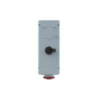 2CMA167764R1000 Розетка с рубильником, механической блокировкой и УЗО 316MPR6, 16А, 3Р+Е, IP44, 6ч