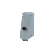 2CMA167786R1000 Розетка с рубильником, механической блокировкой и УЗО 332MPR6, 32А, 3Р+Е, IP44, 6ч