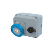 2CMA167894R1000 Розетка с выключателем и механической блокировкой 263MHS6W, 63A, 2P+E, IP67, 6ч