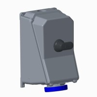 2CMA168047R1000 Розетка металл. с выключателем и механической блокировкой 2125MM6, 125A, 2P+E, IP44, 6ч