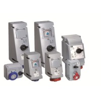 2CMA168261R1000 Розетка с УЗО 216RPR6, 16А, 2Р+Е, IP44, 6ч