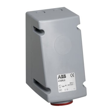 2CMA168432R1000 Розетка для монтажа на поверхность с подключением шлейфа 432RL1, 32A, 3P+N+E, IP44, 1ч