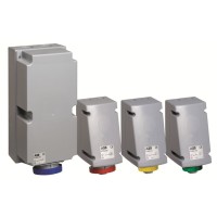 2CMA168428R1000 Розетка для монтажа на поверхность с подключением шлейфа 432RL6, 32A, 3P+N+E, IP44, 6ч