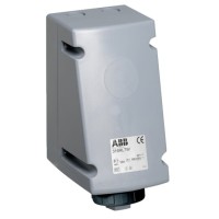 2CMA168467R1000 Розетка для монтажа на поверхность с подключением шлейфа 316RL7W, 16A, 3P+E, IP67, 7ч