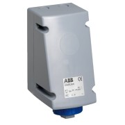 2CMA168468R1000 Розетка для монтажа на поверхность с подключением шлейфа 316RL9W, 16A, 3P+E, IP67, 9ч