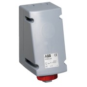 2CMA168473R1000 Розетка для монтажа на поверхность с подключением шлейфа 416RL3W, 16A, 3P+N+E, IP67, 3ч