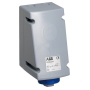 2CMA168477R1000 Розетка для монтажа на поверхность с подключением шлейфа 416RL9W, 16A, 3P+N+E, IP67, 9ч