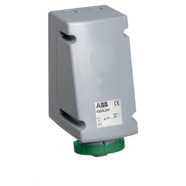 2CMA168495R1000 Розетка для монтажа на поверхность с подключением шлейфа 432RL2W, 32A, 3P+N+E, IP67, 2ч 2CMA168495R1000 Розетка для монтажа на поверхность с подключением шлейфа 432RL2W, 32A, 3P+N+E, IP67, 2ч