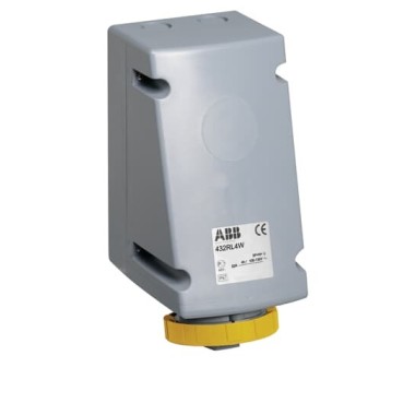2CMA168497R1000 Розетка для монтажа на поверхность с подключением шлейфа 432RL4W, 32A, 3P+N+E, IP67, 4ч 2CMA168497R1000 Розетка для монтажа на поверхность с подключением шлейфа 432RL4W, 32A, 3P+N+E, IP67, 4ч