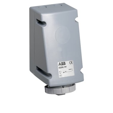 2CMA168502R1000 Розетка для монтажа на поверхность с подключением шлейфа 432RL1W, 32A, 3P+N+E, IP67, 1ч 2CMA168502R1000 Розетка для монтажа на поверхность с подключением шлейфа 432RL1W, 32A, 3P+N+E, IP67, 1ч