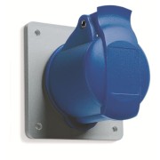 2CMA193170R1000 Розетка панельная с прямым унифицированным фланцем 216RU6, 16A, 2P+E, IP44, 6ч