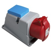 2CMA178301R1000 Адаптер CUE416-6+R/UJP, розетка 3P+N+E, 16А + Schuko 10/16А 250В, IP44