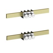 2CMA191080R1000 Набор из 2-х N + E шин FMCE43, 3x10mm с 8 клеммн., L=2 секции