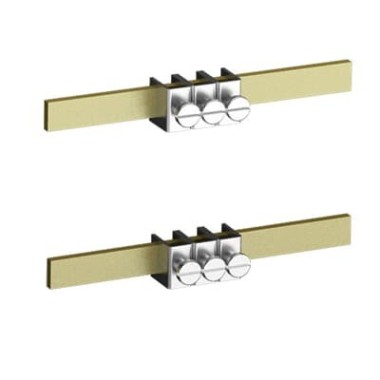 2CMA191080R1000 Набор из 2-х N + E шин FMCE43, 3x10mm с 8 клеммн., L=2 секции