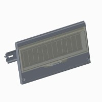 2CMA191089R1000 Лицевая панель FMCE52, с крышкой для секции с ДИН элементами ( ДИН-рейка в комплекте, макс. на 13 модулей ), 1 ряд