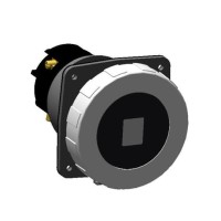 2CMA192729R1000 Розетка панельная с прямым унифицированным фланцем 2125RU6W LP, 125A, 2P+E, IP67, 6ч