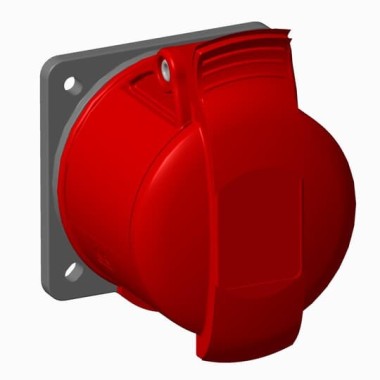 2CMA193163R1000 Розетка панельная с прямым минимальным фланцем 416R6, 16A, 3P+N+E, IP44, 6ч 2CMA193163R1000 Розетка панельная с прямым минимальным фланцем 416R6, 16A, 3P+N+E, IP44, 6ч