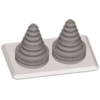 2CPX010456R9999 TZ104 фланец с 2-мя кабельными рукавами