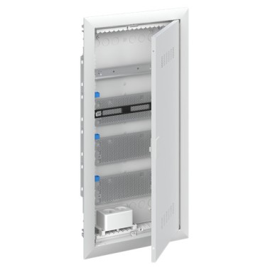 2CPX031392R9999 Шкаф мультимедийный с дверью с вентиляционными отверстиями и DIN-рейкой UK640MV (4 ряда)