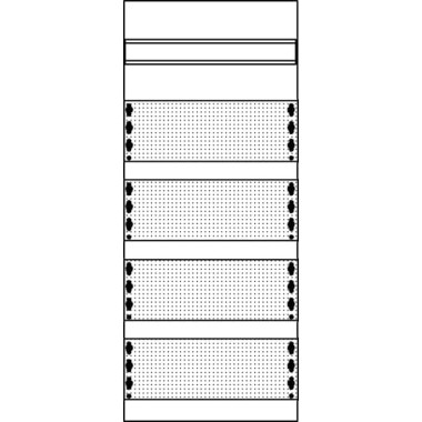 2CPX037486R9999 Медиапанель 1ряд/4рейки 1MM0