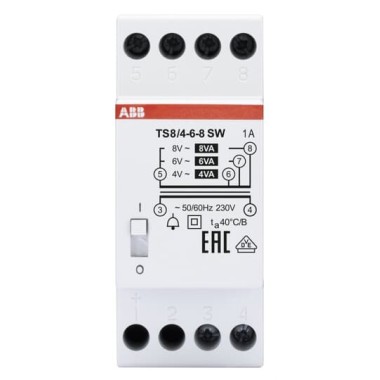 2CSM081012R0811 Трансформат.звонк.защ.кз TS 8/4-6-8SW