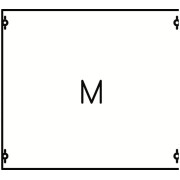 2M00A Панель с монтажной платой 2ряда/3 рейки