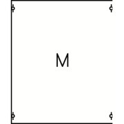 2M0A Панель с монтажной платой 2ряда/4 рейки