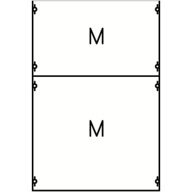 2M1A Панель с монтажной платой 2ряда/5 рейки 2M1A Панель с монтажной платой 2ряда/5 рейки