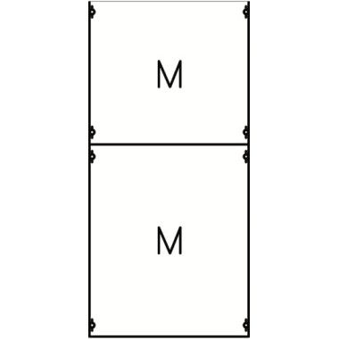 2M3A Панель с монтажной платой 2ряда/7 реек 2M3A Панель с монтажной платой 2ряда/7 реек