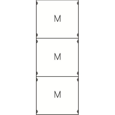 2M5A Панель с монтажной платой 2ряда/9 реек