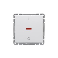 2TKA00000407 Выключатель 2-полюсный Impressivo, белый